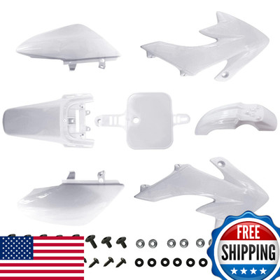PRO BAT CRF70 Plastic Fender Fairing Kit Motorcycle Dirt Pit Bike 7 Pcs