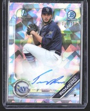 Tommy Romero 2019 Bowman Chrome Prospect Autographs Atomic Refractor SN,AU #/100