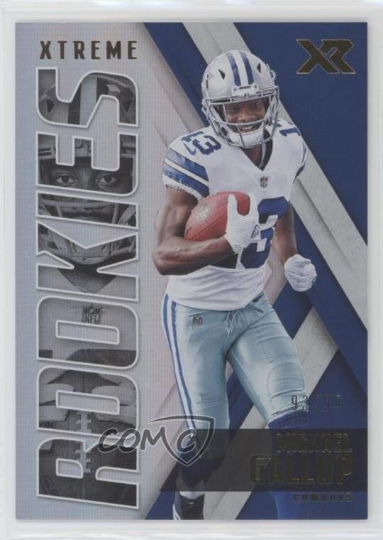 2018 Panini XR Xtreme Rookies 93/99 Michael Gallup #X-26 RC 0o6v