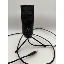 Fifine K669B USB Condenser Microphone Black with Tripod Stand for PC Laptop J074