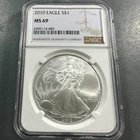 2010 SILVER Eagle, NGC MS69 (89674)