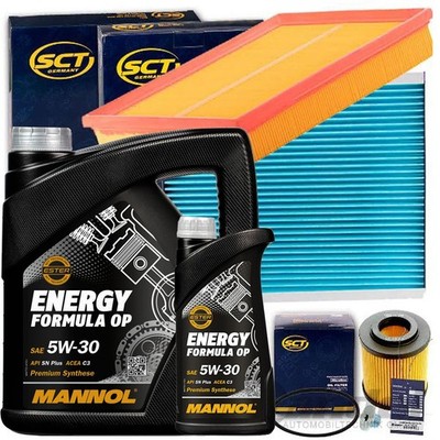 FILTERSET INSPEKTIONSKIT+MANNOL 5W30 ÖL passend für 1.7 DTI CDTI OPEL MERIVA A