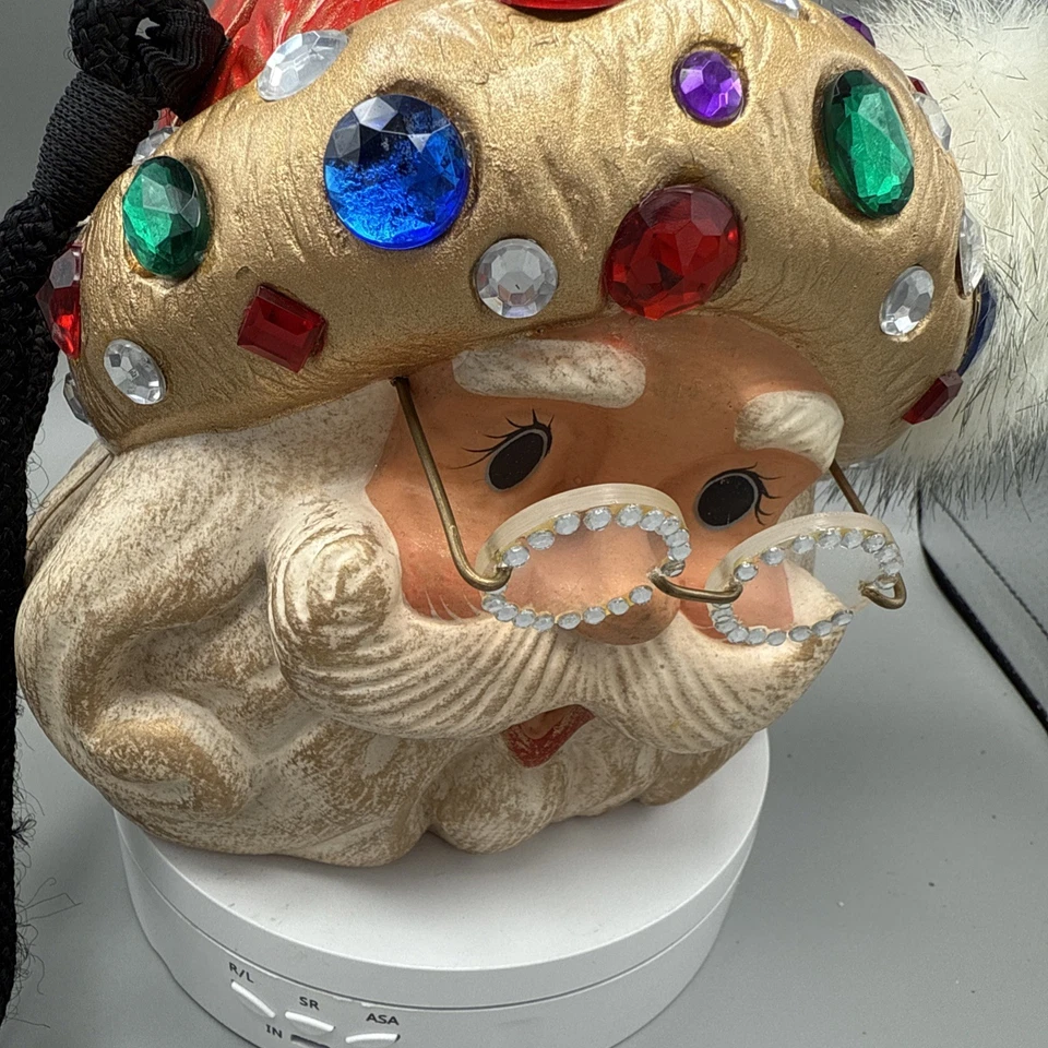 BOLSO CLUTCH TIMMY WOODS DORADO MÚLTIPLES JOYAS TALLADO SANTA CLAUS Foto 2 de 4