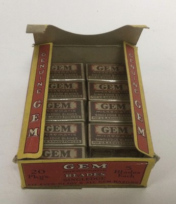 Vintage GEM Razor Blades  Micromatic  For U.S. Armed  Forces 9 SEALED Packs Of 5