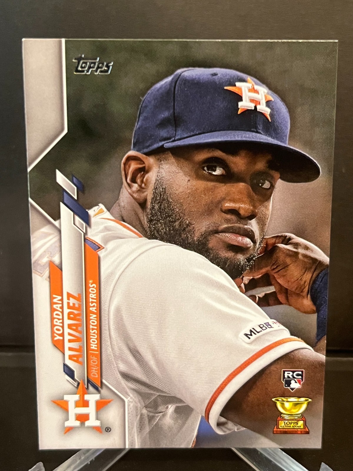 Yordan Alvarez RC SSP Close Up Image Variation 2020 Topps #276