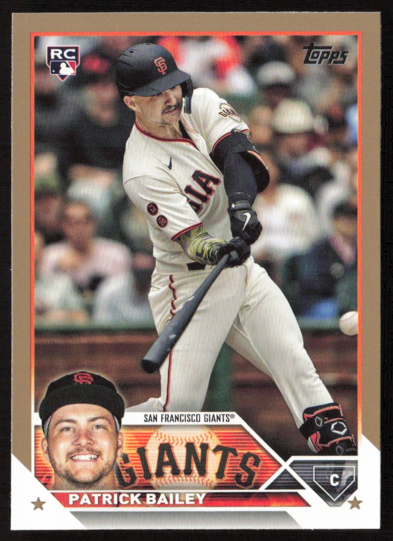 Patrick Bailey 2023 Topps Update Gold #/2023 #US8 San Francisco Giants