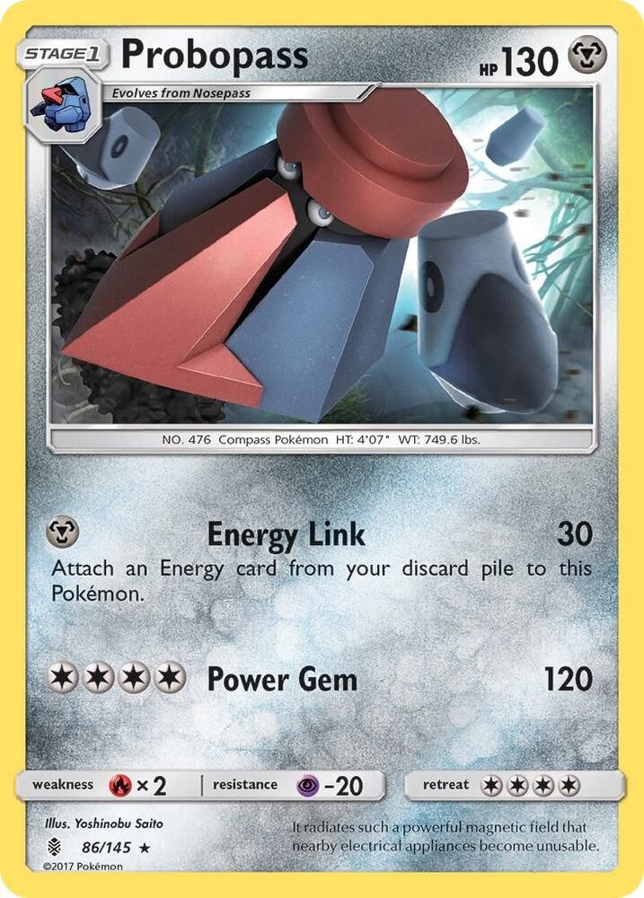 Probopass 86/145 SM - Guardians Rising Pokémon TCG