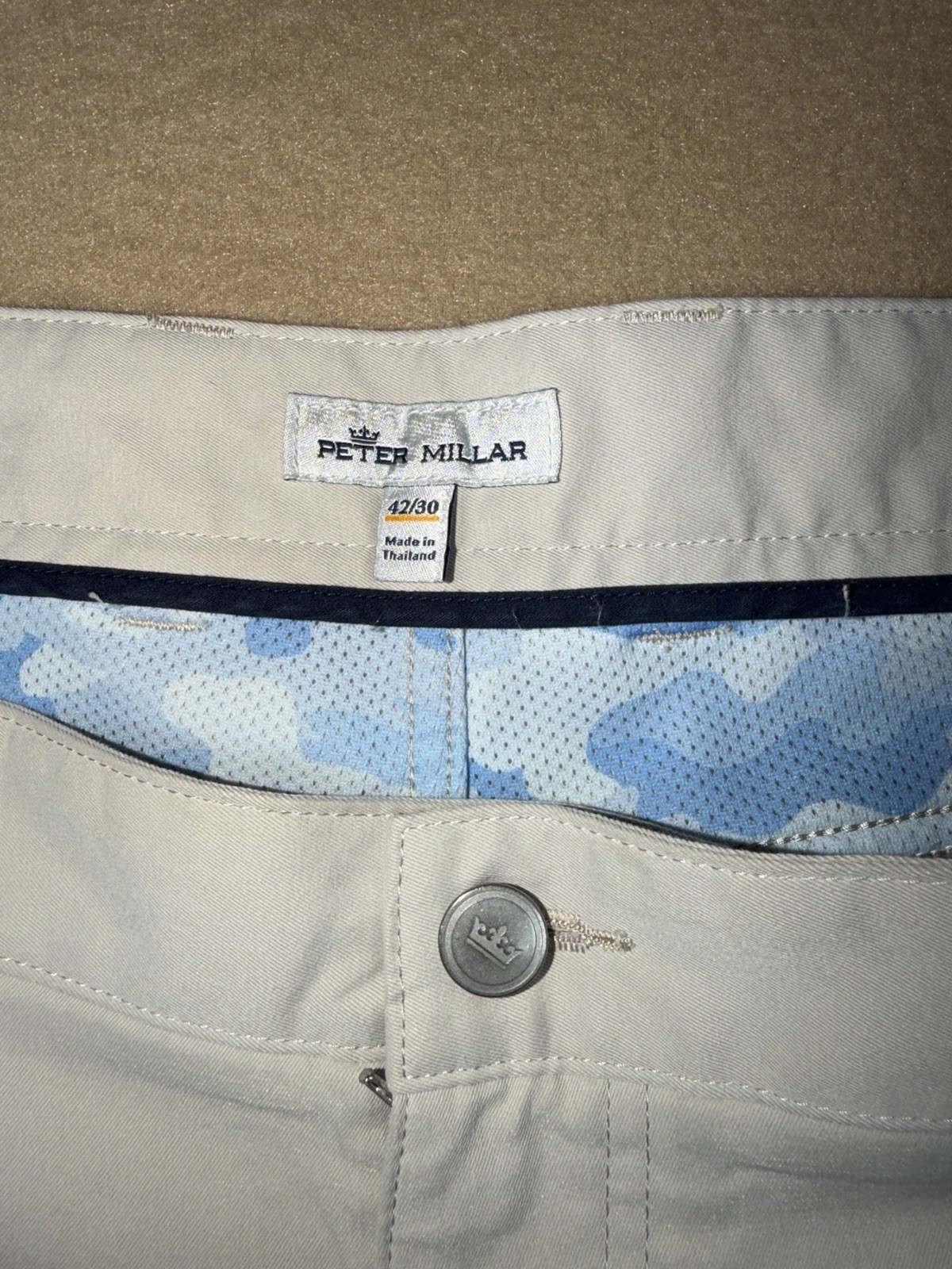 Peter Millar eb66 “SAND” Pants Performance Five P… - image 4