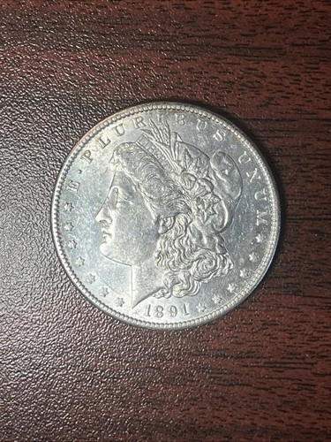1891-S Morgan Silver Dollar - 90% US Coin $1