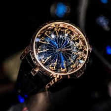 Mens High Quality Quartz Watch 12 Knights Rou...
