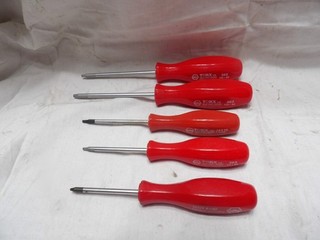 Wiha 6 pc. Torx Screwdriver Set T6 T7 T8 T10 & T15