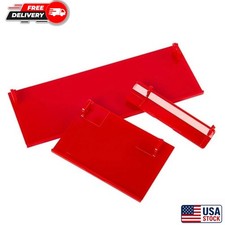 3 NEW Red Replacement Door Slot Cover Lid Set for Wii Console System - USA