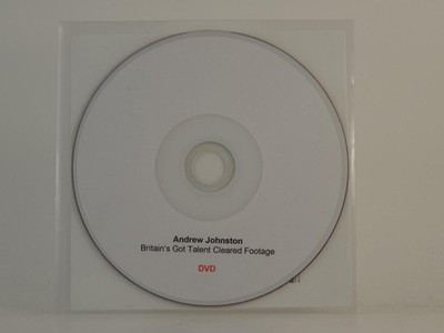 ANDREW JOHNSTON BRITAIN GOT TALENT FOOTAGE (DVD) (H1) Promo CD Single including 