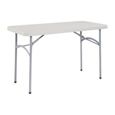 Mesa plegable rectangular multiusos de resina Office Star Products Office Star para