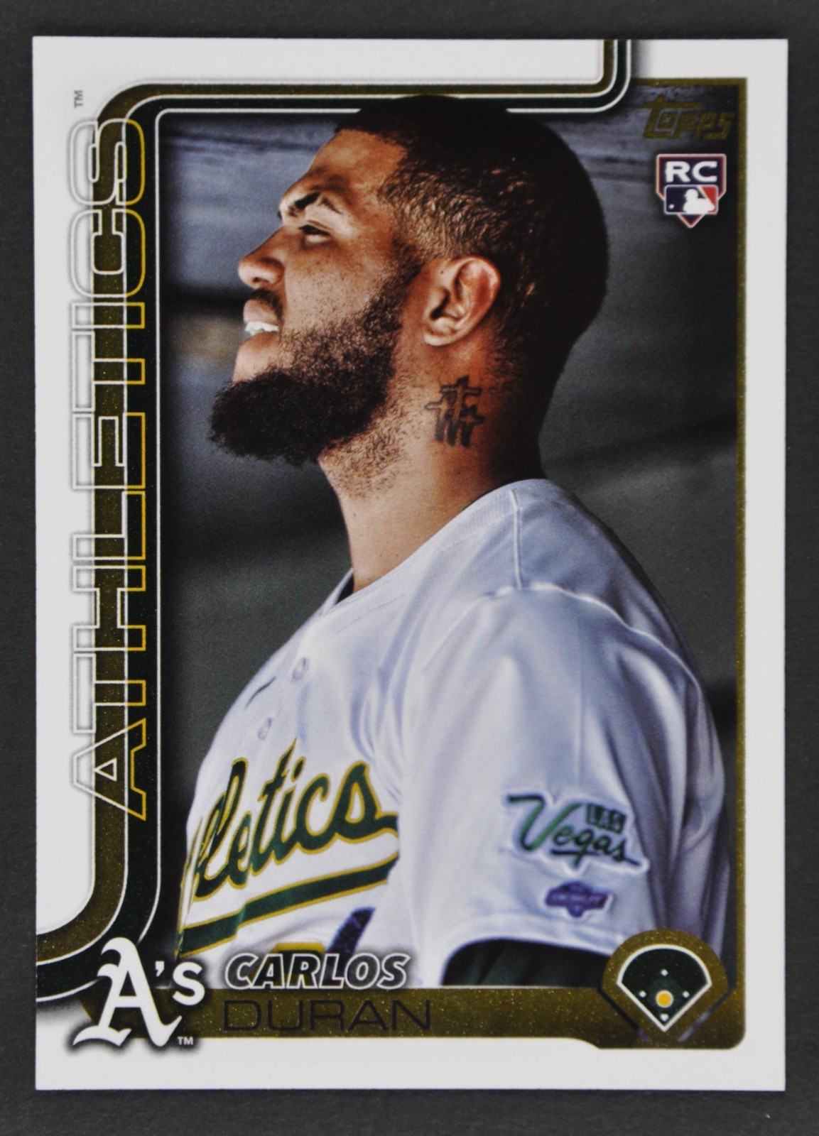 2025 Topps Update  CARLOS DURAN RC  Golden Mirror Image Variation  Card #US104