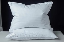 Premium Goose Down Soft Pillow - 100 Cotton, Standard Size 20x26 Inch