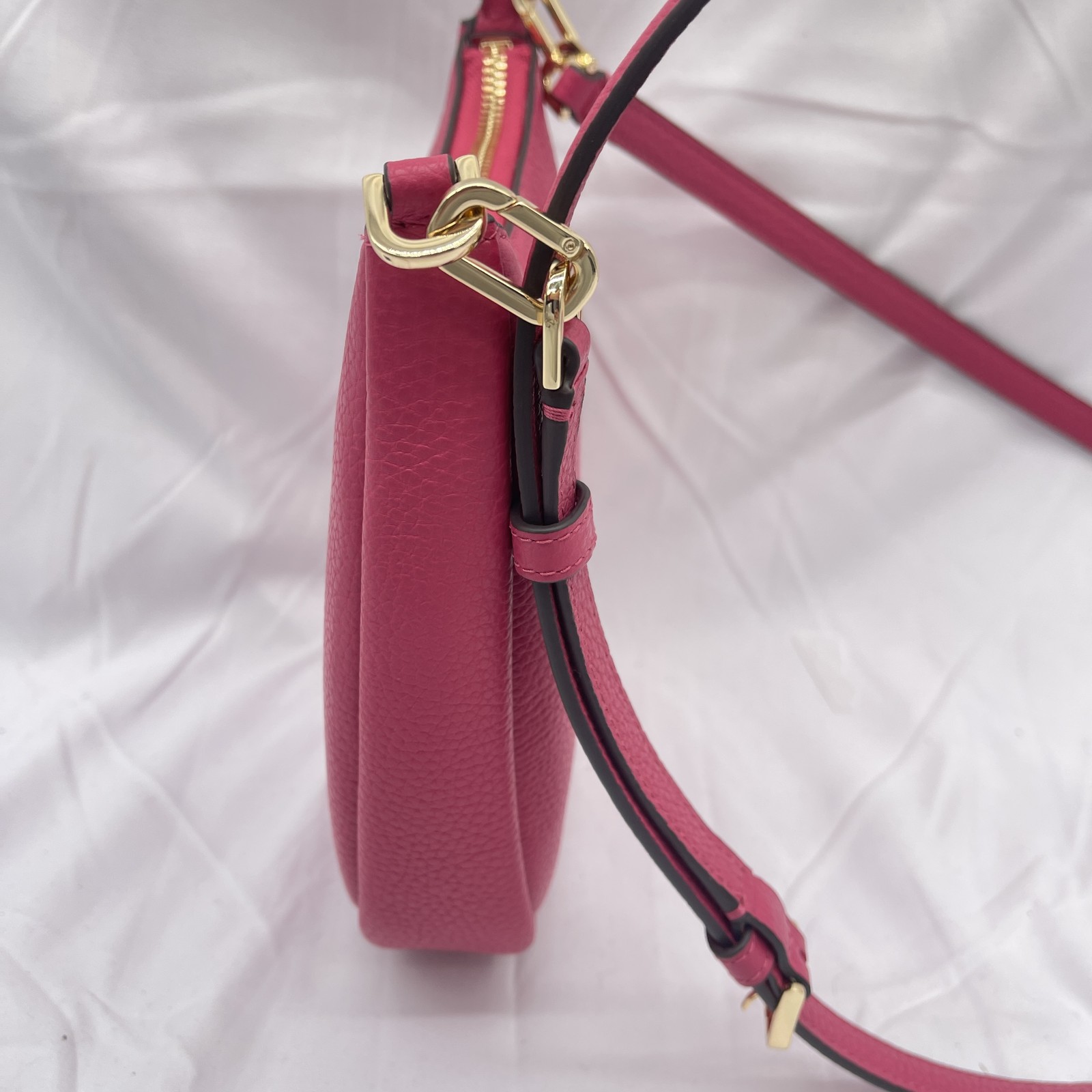 Kate Spade Womens Kayla Small Crossbody Bag Pebble Leather KL805 Rose Oil thumbnail 5