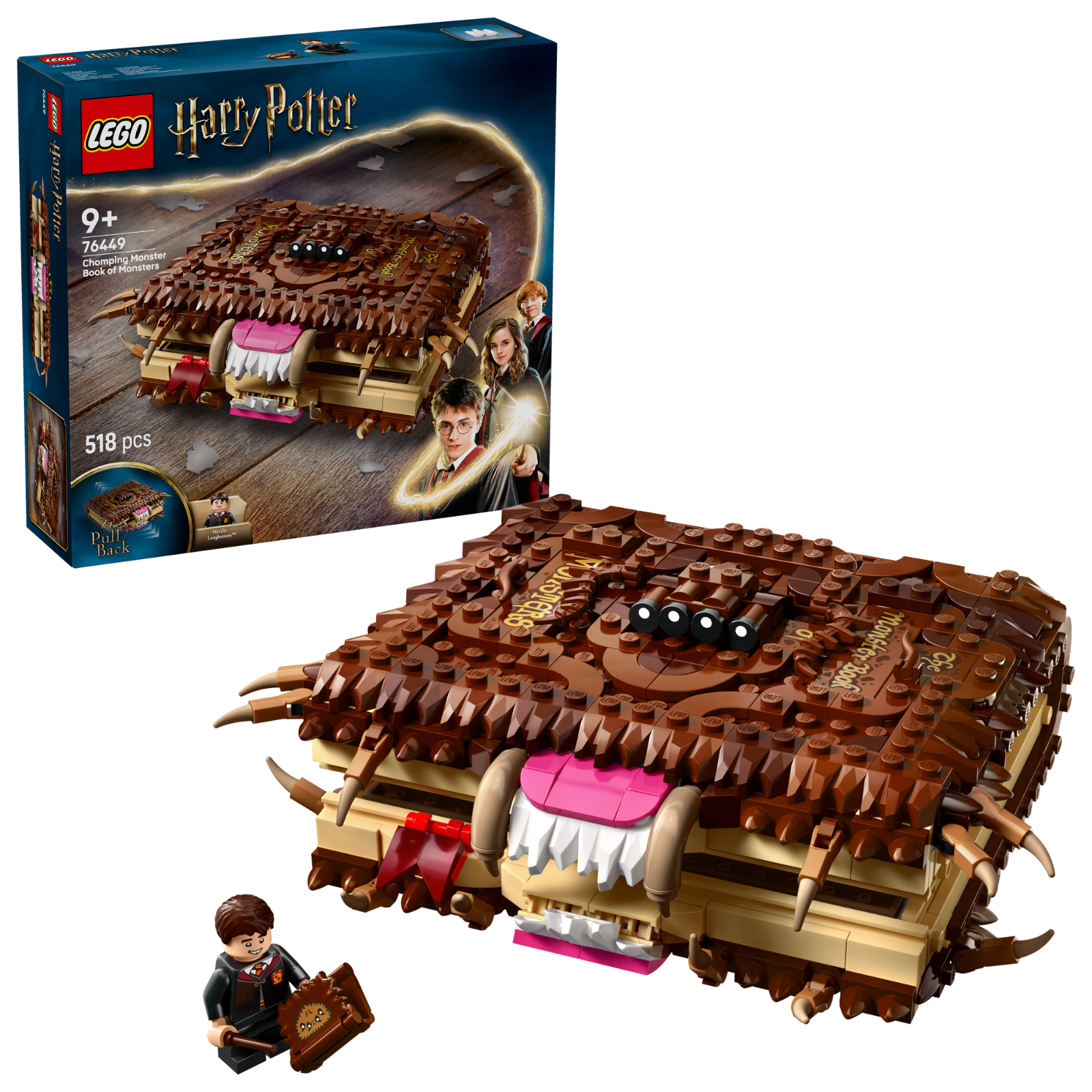 Lego Boys Lego® Harry Potter™ Chomping Monster Book Of Monsters Wizard Toy 76449 Multi - Image 5