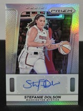 Stefanie Dolson 2025 Panini Prizm WNBA #TB-SD Throwback Signatures Silver Auto