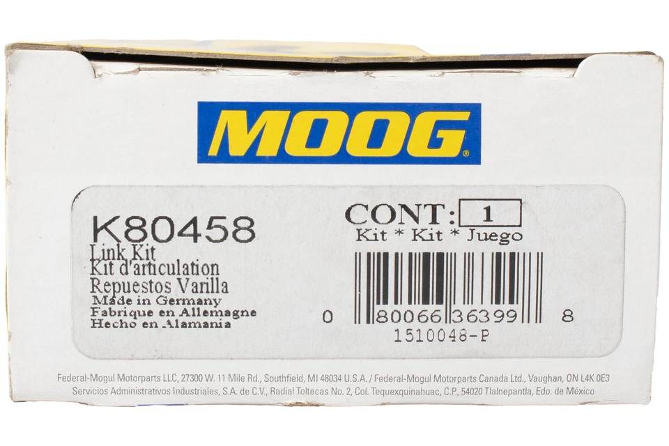 Kit de eslabones de barra estabilizadora trasera Moog para Jaguar XK8 1997-2006 1995-2003 XJR modelo K80458 Foto 4 de 4