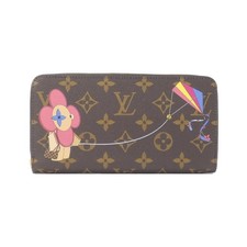 Authentic Louis Vuitton Monogram Vivienne Zippy Wallet M69054 Wallet 230-...