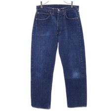 Levi's 60s 70s 66    Long legs R BIG E Red ears Button fly Straight denim...
