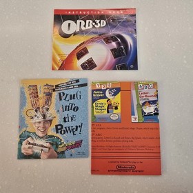ORB 3D Nintendo NES ~ 100% Complete In Box w Glasses Poster Registration Card!