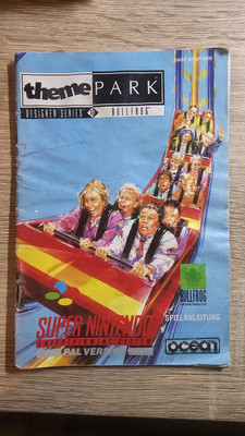 THEME PARK - SNES SUPER NINTENDO - Spielanleitung - Booklet