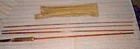 Barely Used  Vtg South Bend 346 9' 3pc Bamboo Fly Rod W/extra Tip & Org. Sock