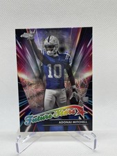 2024 Topps Chrome Football Prism Adonai Mitchell RC #FS-25 Future Stars Colts