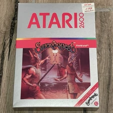 Swordquest Fire World (Atari 2600, 1982) Complete Box Comic Cleaned Tested CIB