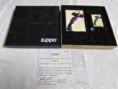 Zippo 2000 The Petty Family Satin Doll Black Matte Lighter. NEW SEALED. RARE