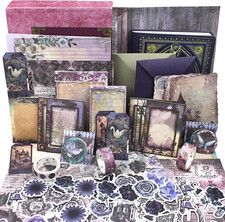 Ultimate Vintage Scrapbook Supplies  Junk Journal Kit - A6 Retro Notebook, Aest