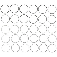 MAHLE Engine Piston Ring Set 41615; Moly-Faced Standard Fit