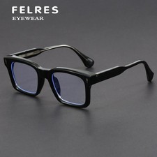 Unisex Anti Blue Light Eyeglasses Leisure Simple Square Full Frames Glasses Hot