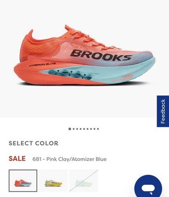 Brooks Hyperion Elite 5 Running Shoe Men s 8.5 Women s 10