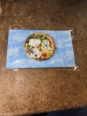 Snoopy Peanuts Can Badge Universal Studios Japan USJ 8th Anniversary -Sealed