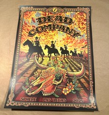 🤠 EMEK Dead & Company VIP Poster Sphere 2025 Vegas #/255 Cowboys GD60 Weir