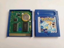 Pokemon: Blue Version Game Boy, 1998  New Battery Authentic