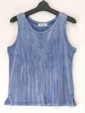 USED EXCELLENT CONDITION ISSEY MIYAKE PERMANENTE TANK TOP DENIM PATTERN HIGHL