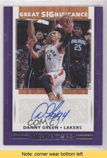 2019-20 Panini NBA Hoops Great SIGnificance Danny Green #GS-DGR Auto READ y8a