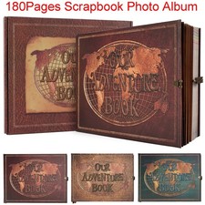 180-Pages Scrapbook Photo Album DIY Photo Book Memory Album Family Travel Album