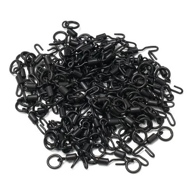 10/20/50/100pcs Spinner-Swivels Ronnie Rigs Carp Fishing Quick Change Swivel