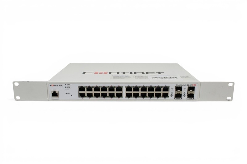 Fortinet FortiSwitch 224E-POE 24-Port Gigabit PoE+ Managed Switch 4x SFP