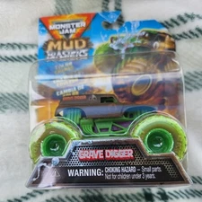 2025 Spin Master Monster Jam Mud Blasters Color Change Grave Digger
