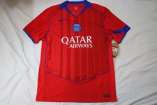 NIKE PSG PARIS SAINT-GERMAIN Away Red Soccer Jersey Men's Size: L Retail: 95