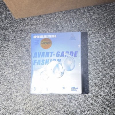Avant-Garde Fashion OWS T2 Wireless Bluetooth Earbuds, White, HD Sound, Portable