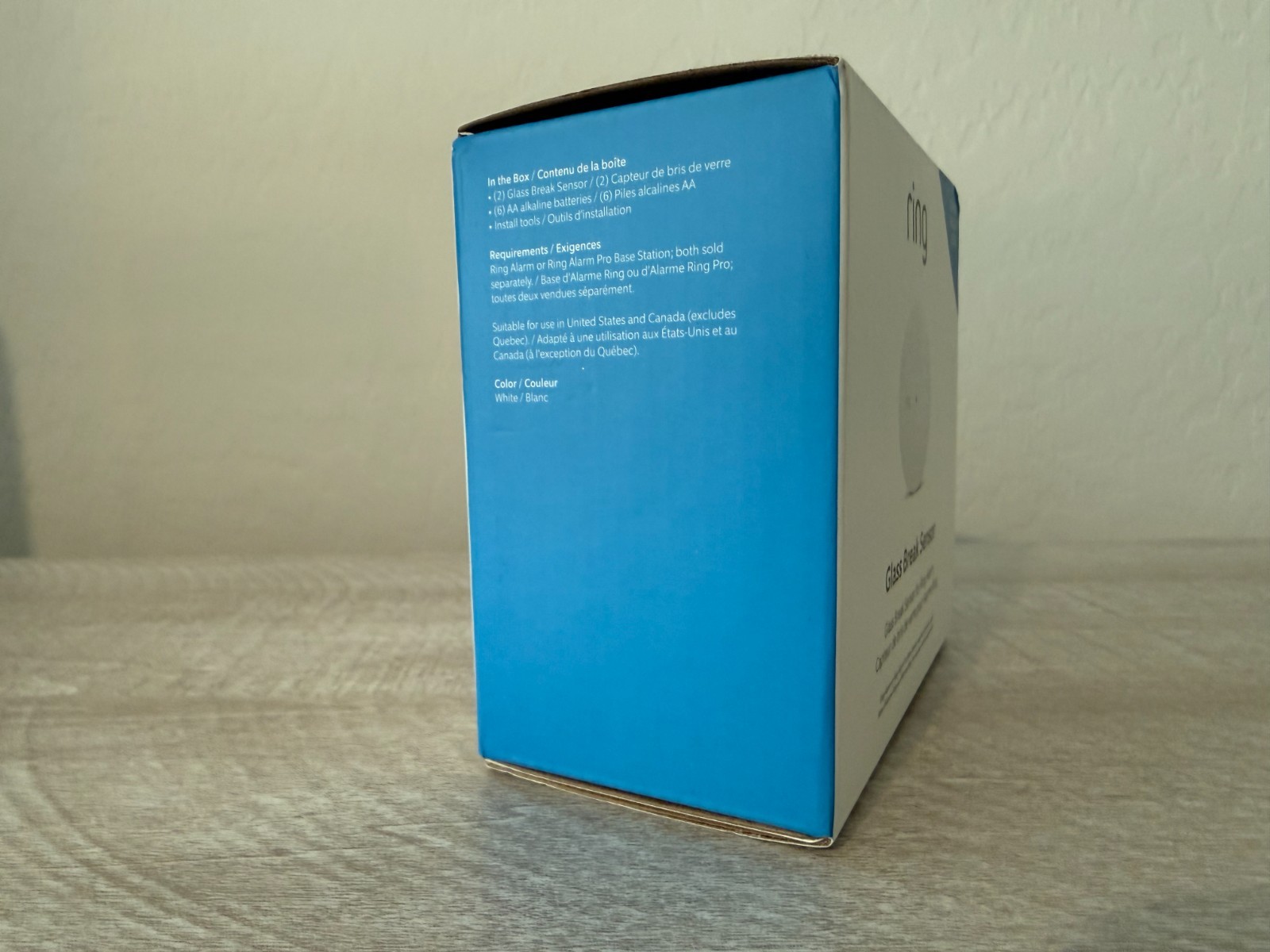 Ring Alarm Glass Break Sensor 2-Pack 4AG1S1-0EN0 Brand New Sealed