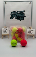 20 Pack Callaway SuperFast/Hot 5A Matte Colored Golf Balls Hella Pristine 