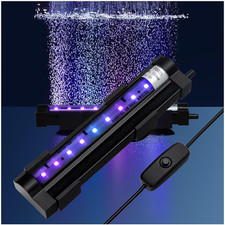 Datoo Submersible Aquarium Light 6Inch Fish Tank Light Bubbler Wall with Air Bub